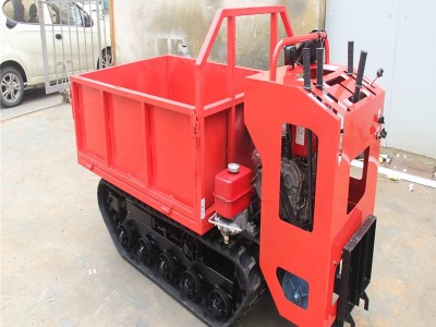 出售履帶車復(fù)雜道路爬坡搬運(yùn)車1.5T手扶履帶車