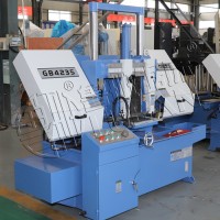 液壓送料GB4235魯班鋸業(yè)雙柱金屬帶鋸床 切割強 質(zhì)量強