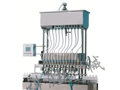 衡水科勝12頭自流式液體灌裝機(jī)|樂(lè)亭蝦油灌裝機(jī)|河北灌裝機(jī)