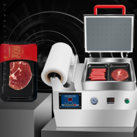 生鮮肉牛排肉類真空包裝機(jī)，小型海鮮貝類真空貼體包裝機(jī)