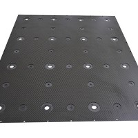 3K亮光碳纖維板來圖定制，30mm厚鋪層工藝碳纖維板