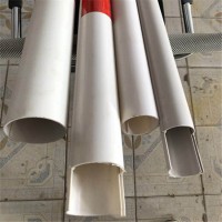 電線桿拉線護(hù)套雙開(kāi)pvc管通信跨路反光保護(hù)管