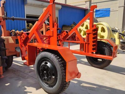 導(dǎo)線收放線炮車3噸電纜收線布線放線拖車