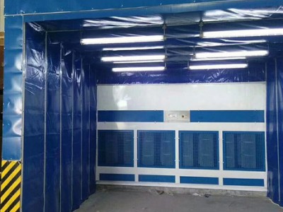大型環(huán)保軌道式無塵噴漆房價(jià)格