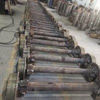 實(shí)心礦車輪對(duì) 軌距1435軌距600直徑300 ，窯車輪