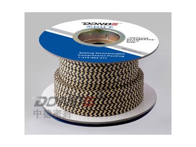 ZD-P1420芳綸交織黑四氟盤(pán)根