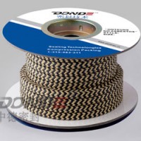 ZD-P1420芳綸交織黑四氟盤根