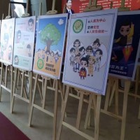 西安廣告kt板噴繪，室內(nèi)寫真印刷kt板噴畫，立式落地海報(bào)架