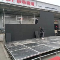 西安雁塔區(qū)led大屏舞臺(tái)地毯桁架搭建桌椅音響注水旗拱門租賃