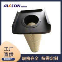 供應(yīng)方盤法蘭除塵濾芯 覆膜防靜電定制方法蘭式除塵濾筒