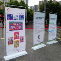 西安熱銷門形展架,立屏易拉寶,拉網(wǎng)展架,快展架,鋁合金海報架