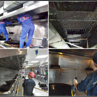 成都專業(yè)清洗油煙機 抽油煙管道