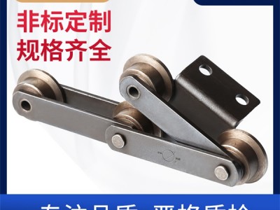 米制M系列帶附板鏈條 輸送鏈 環(huán)球傳動(dòng) 非標(biāo)定制