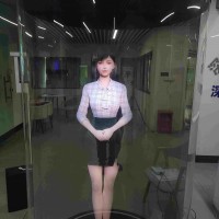 空中成像廣告展示、仿真數(shù)字人展臺(tái)、虛擬主持人