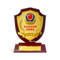 創(chuàng)意木獎牌警盒批發(fā)新警入警從警周年光榮退休榮譽表彰紀(jì)念品制作