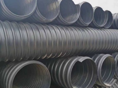 鋼帶增強管 環(huán)剛度10KN雙壁波紋管 抗壓耐磨