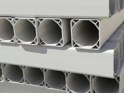 PVC多孔格柵管，單四六九孔，用于地埋穿線