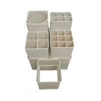 PE格柵管接頭 四六九孔柵格管接頭 PE方管套筒 六孔直接