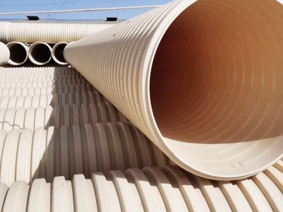 PVC雙壁波紋管 下水道排污管 打孔波紋管穿線滲透管