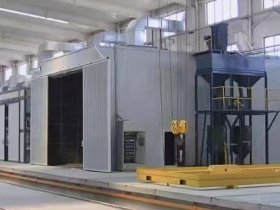 全自動封閉式大型工業(yè)噴砂房