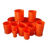 加長(zhǎng)橘紅色電力管接頭電纜管接頭MPP電力管直接高壓護(hù)套管外接