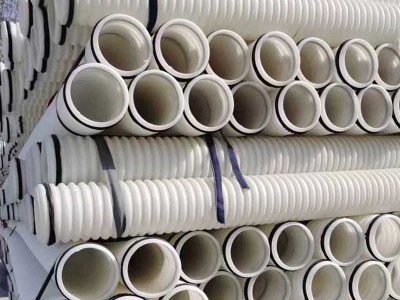 HDPE雙壁波紋管 聚乙烯小口徑穿線管打孔滲水塑料管綠化排水