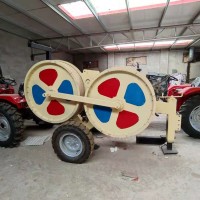 液壓張力放線機(jī) 3噸張牽?jī)捎幂斁€牽引機(jī)