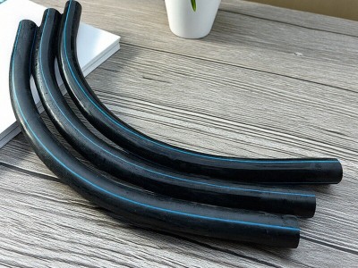 90度PE電力管彎頭 免熱熔快接彎管風力發(fā)電弧彎管道轉向大彎