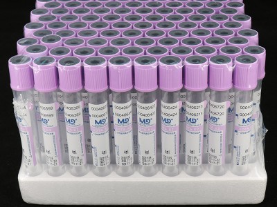 紫色管帽EDTA-K2抗凝PET真空采血管_抽血管_血常規(guī)管