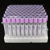 紫色管帽EDTA-K3抗凝PET真空采血管_抽血管_血常規(guī)管